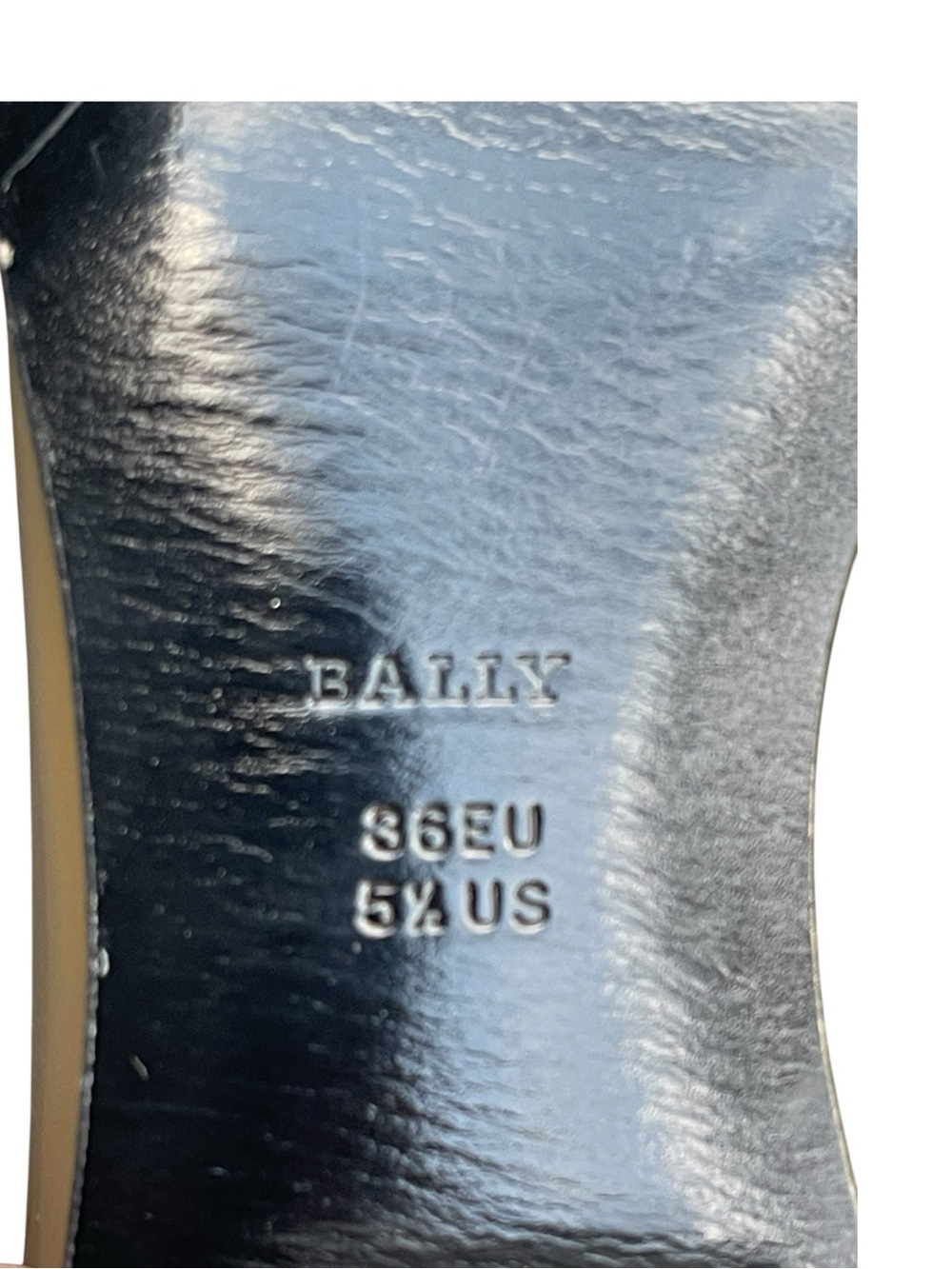 New Vintage Bally Trives Bronze Square Heel/Toe Patent Leather Loafer (5.5) - Picture 12 of 14